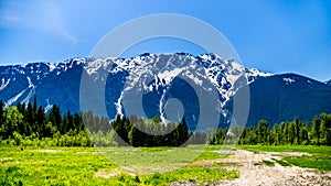 Mount Currie in the Coast Mountain Range just outside Pemberton