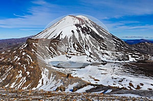 Mount Doom and the South Crater in the Tongariro National Park,