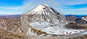 Mount Doom and the South Crater in the Tongariro National Park,