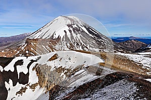 Mount Doom in the Tongariro National Park, New Zealand