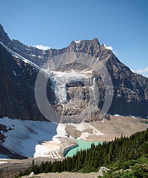 Mount Edith Cavell with Angel Glacier