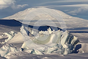 Mount Erebus, Antarctica photo