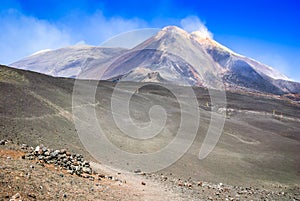 Mount Etna Sicily italy photo