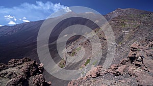 Mount Etna volcano in Sicily.