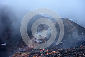 Mount Etna volcano, Sicily island Italy