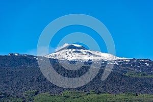 The mount Etna Volcano, Sicily island, Italy