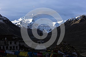 Mount Everest in dawn