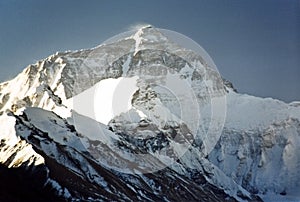 Mount Everest, the highest in the world, 8850m.