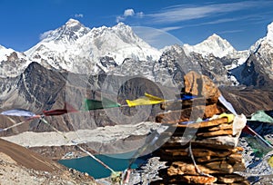 Mount Everest Lhotse Makalu Nepal Himalayas mountains