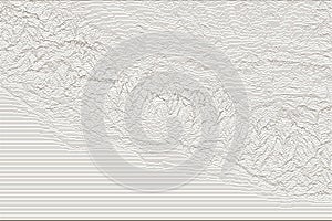 Mount Everest topography map contour vector isolated on white background