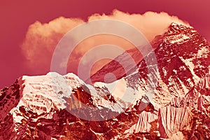Mount Everest - the world`s highest mountain photo