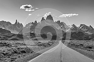 Mount Fitz Roy and Cerro Torre near El Chalten, Argentina