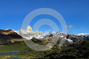 Mount Fitz Roy in El Chalten national park, Patagonia
