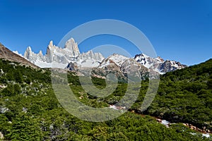 Mount Fitzroy is a high and characteristic Mountain peak in southern Argentina