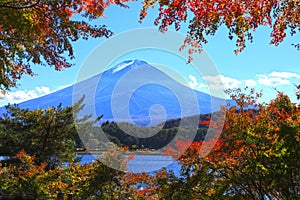 MOUNT FUJI AT AUTUMN