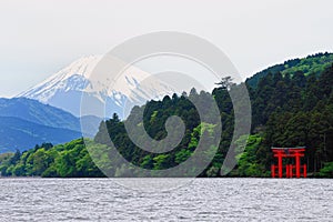 Mount Fuji and Hakone Shrine