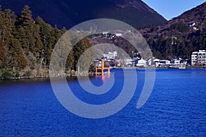 Mount Fuji with Lake Ashi from Hakone