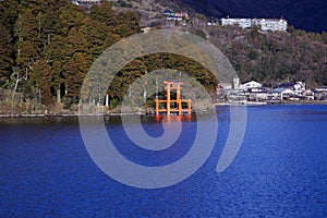 Mount Fuji with Lake Ashi from Hakone