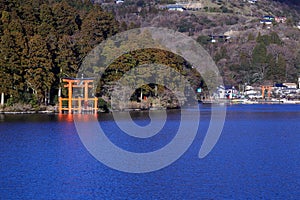 Mount Fuji with Lake Ashi from Hakone