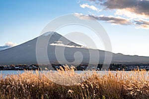 Mount Fuji at Lake Kawaguchi, Japan