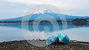 Mount fuji at Lake kawaguchiko