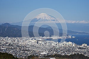 Mount Fuji and Shimizu Por