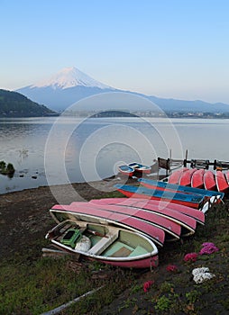 Mount Fuji, view from Lake Kawaguchiko