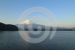 Mount Fuji, view from Lake Kawaguchiko