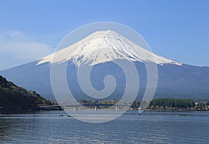 Mount Fuji, view from Lake Kawaguchiko