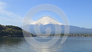 Mount Fuji, view from Lake Kawaguchiko