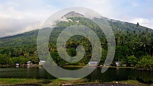 Mount Gamalama Taken from Little Tolire Lake