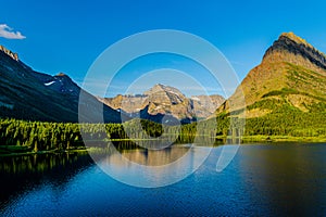 0000293_Mount Gould at Swiftcurrent Lake, Glacier National Park - Montana_4989