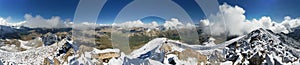 Mount Harvard Summit Panorama