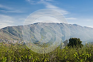 Mount hermon in northern israel