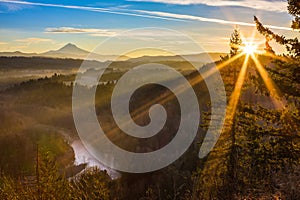 Mount Hood from Jonsrud viewpoint.