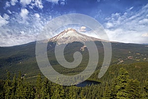 Mount Hood and Mirror Lake