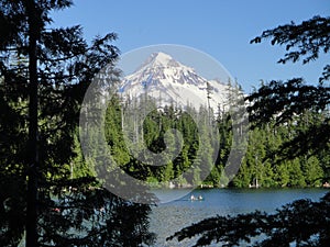 Mount Hood Over Lost Lake