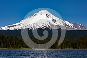 Mount hood and trillium lake