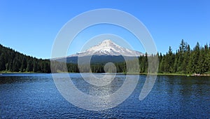 Mount Hood on Trillium Lake