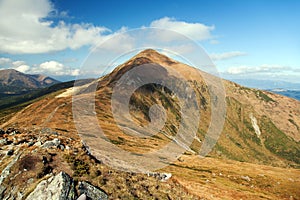 Mount Hoverla or Goverla, Ukraine Carpathian mountains