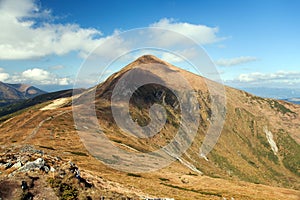 Mount Hoverla or Goverla, Ukraine Carpathian mountains