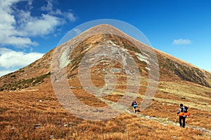 Mount Hoverla or Goverla, Ukraine Carpathian mountains