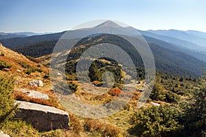 Mount Hoverla or Goverla, Ukraine Karpathian mountains