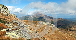 Mount Hoverla or Goverla, Ukraine Karpathian mountains