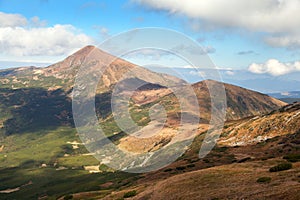 Mount Hoverla or Goverla, Ukraine Karpathian mountains