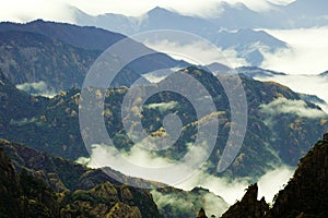 Mount Huangshan scene