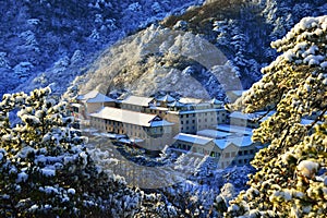 Mount Huangshan in winter