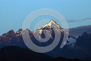 Mount Kanchenjunga east face