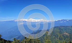 Mount Kanchenjunga, the third highest mountain in the world