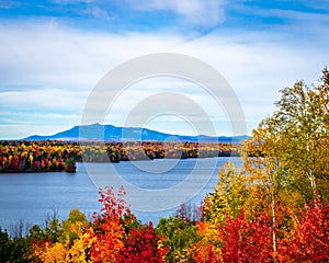 Mount Katahdin in Fall in Maine